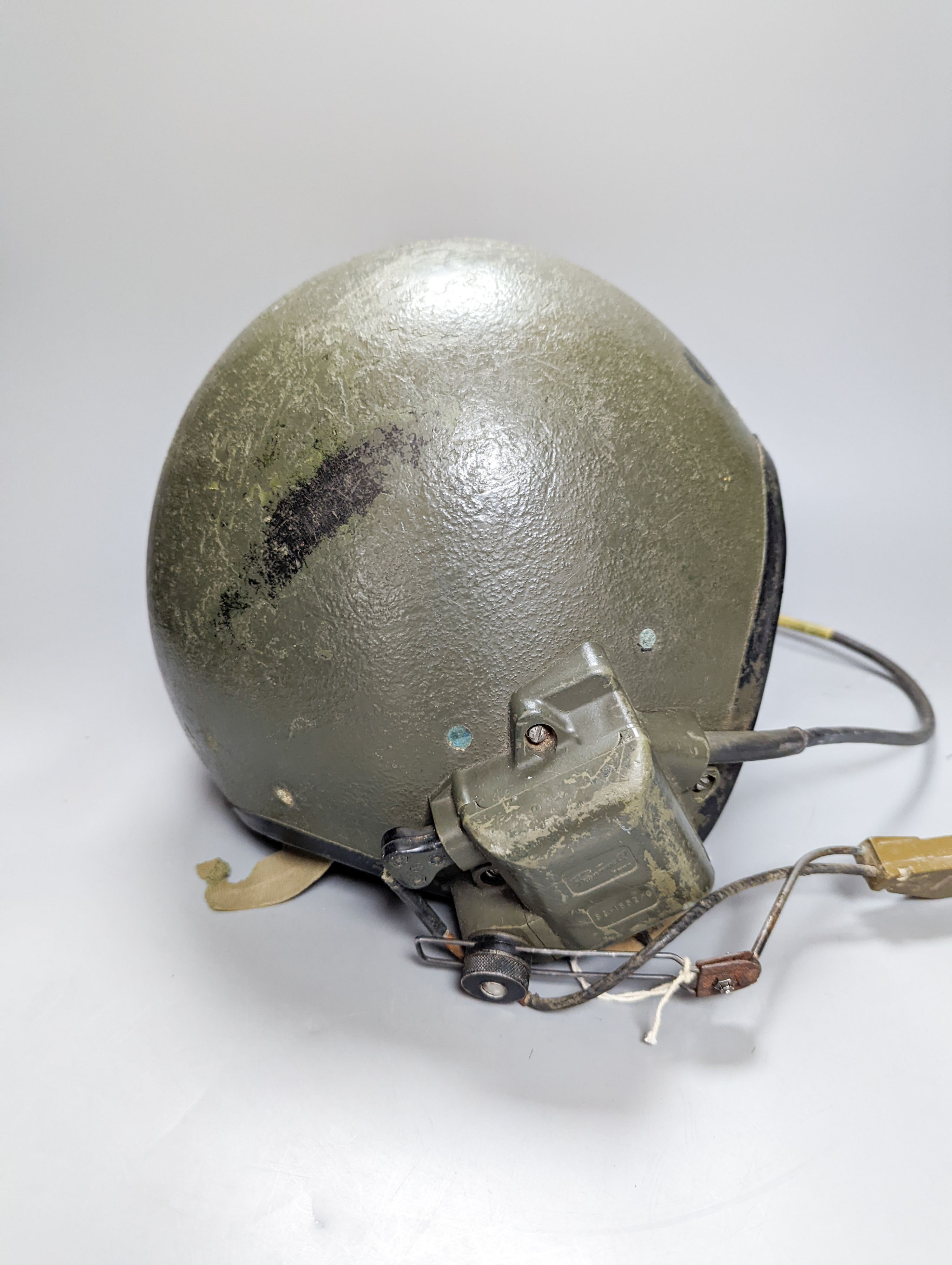 A US army armoured CVC helmet - Vietnam War era